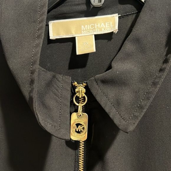 Michael, my Michael Kors to ask long sleeve blouse with zipper - Picture 2 of 5